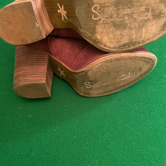 Splendid brand cute burgundy coloured suede boots - Picture 4 of 4